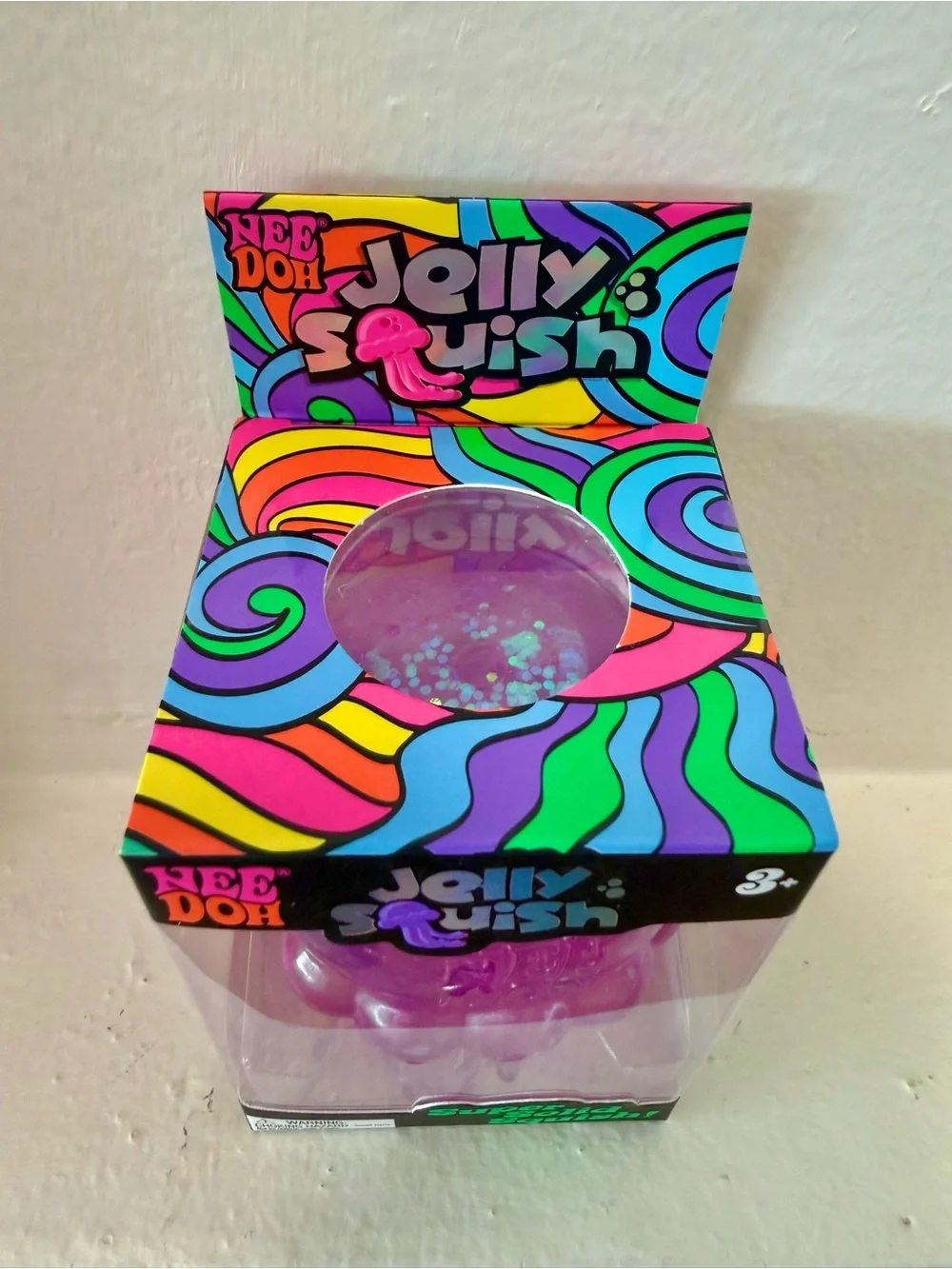 100% AUTHENTIC Schylling Needoh Jelly Squish - purple. Brand new, unopened!